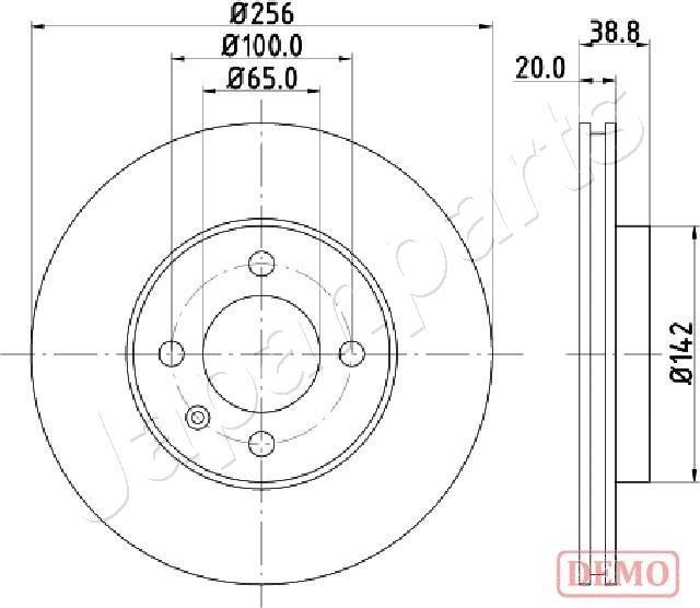 Japanparts DI-0935C - Discofreno autozon.pro