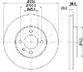 Japanparts DI-0935 - Discofreno autozon.pro