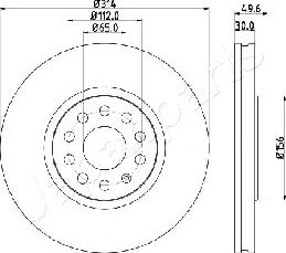 Japanparts DI-0933 - Discofreno autozon.pro