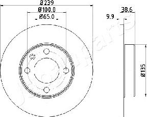 Japanparts DI-0937 - Discofreno autozon.pro