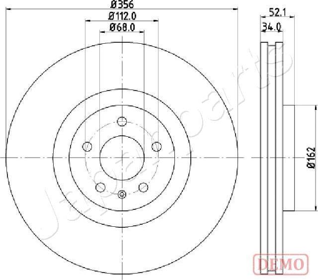 Japanparts DI-0929C - Discofreno autozon.pro