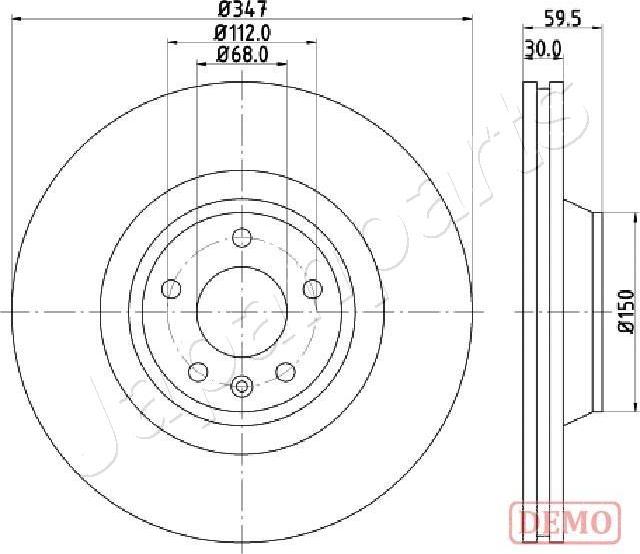 Japanparts DI-0925C - Discofreno autozon.pro