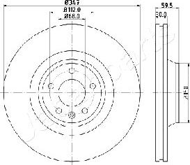 Japanparts DI-0925 - Discofreno autozon.pro