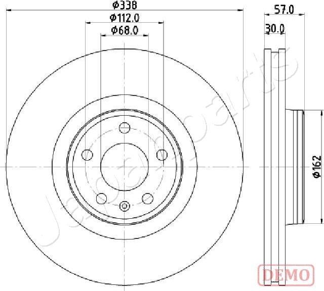 Japanparts DI-0920C - Discofreno autozon.pro