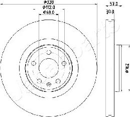 Japanparts DI-0920 - Discofreno autozon.pro