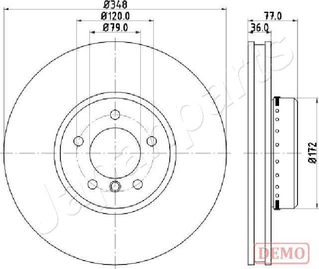 Japanparts DI-0157C - Discofreno autozon.pro