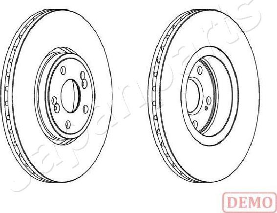 Japanparts DI-0704C - Discofreno autozon.pro