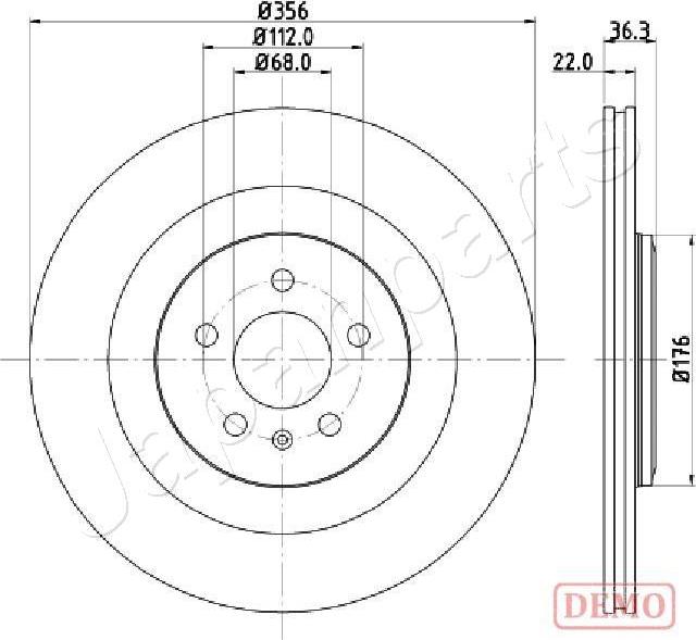 Japanparts DP-0917C - Discofreno autozon.pro