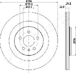 Japanparts DP-0917 - Discofreno autozon.pro