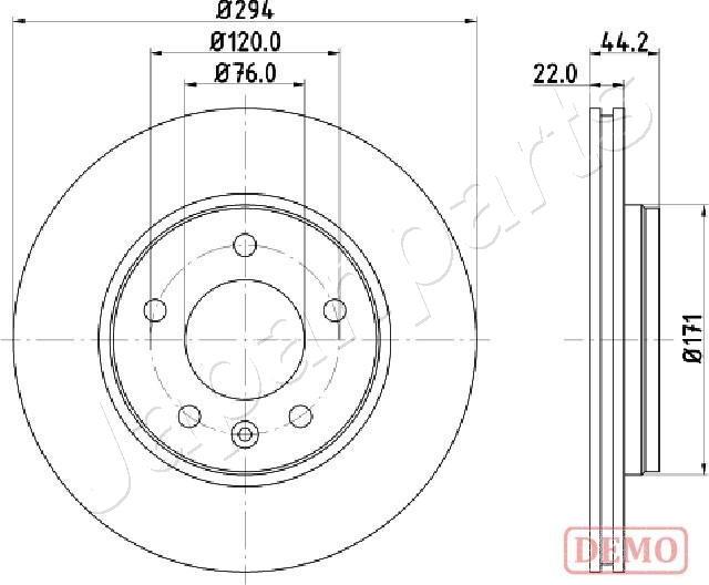 Japanparts DP-0925C - Discofreno autozon.pro