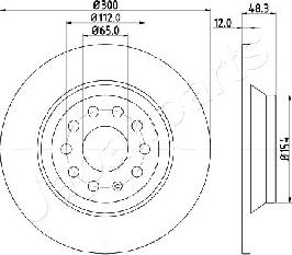 Japanparts DP-0920 - Discofreno autozon.pro