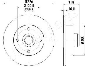 Japanparts DP-0922 - Discofreno autozon.pro