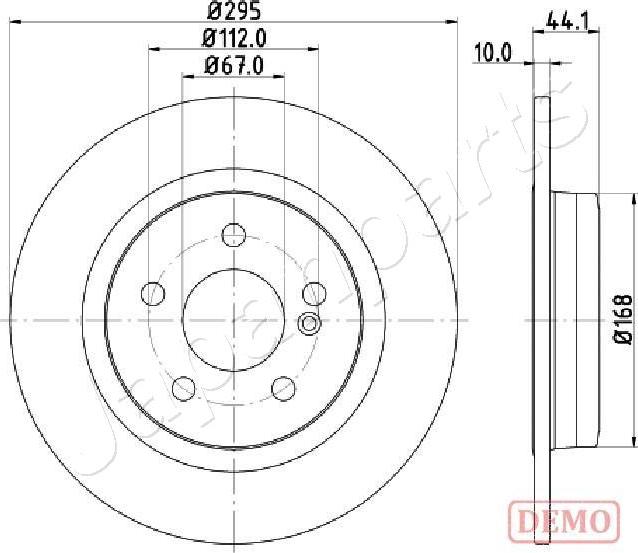 Japanparts DP-0503C - Discofreno autozon.pro