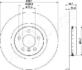 Japanparts DP-0104 - Discofreno autozon.pro