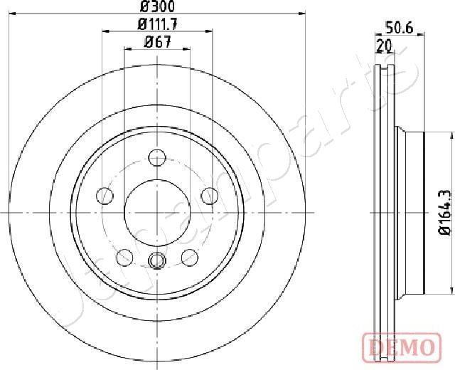 Japanparts DP-0106C - Discofreno autozon.pro