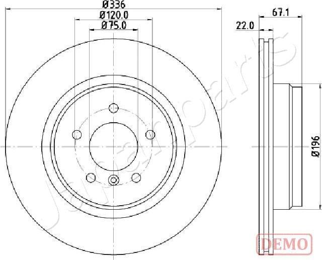 Japanparts DP-0114C - Discofreno autozon.pro