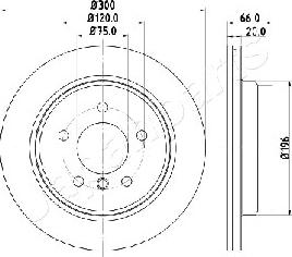 Japanparts DP-0114 - Discofreno autozon.pro