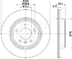 Japanparts DP-0110 - Discofreno autozon.pro