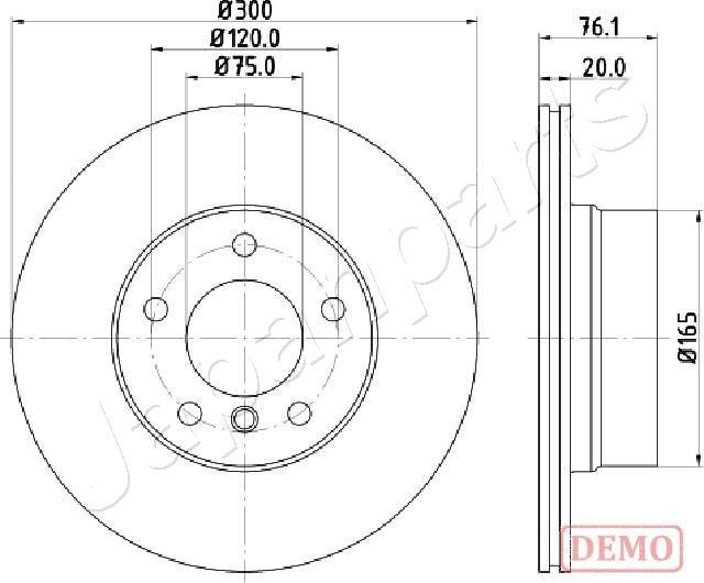 Japanparts DP-0136C - Discofreno autozon.pro