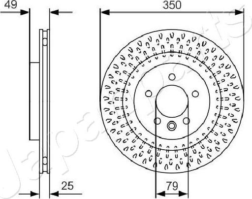 Japanparts DP-L13C - Discofreno autozon.pro