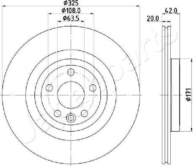 Japanparts DP-L12C - Discofreno autozon.pro