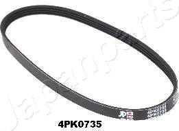 Japanparts DV-4PK0735 - Cinghia Poly-V autozon.pro