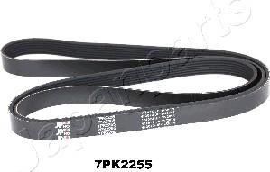 Japanparts DV-7PK2255 - Cinghia Poly-V autozon.pro