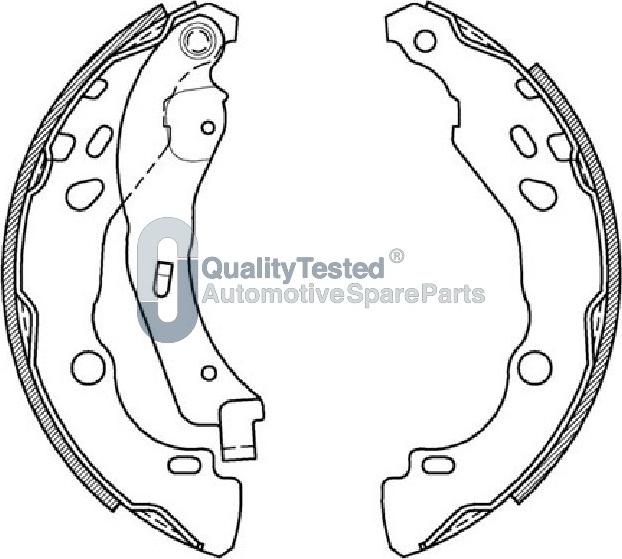 Japanparts GF0602JM - Kit ganasce freno autozon.pro