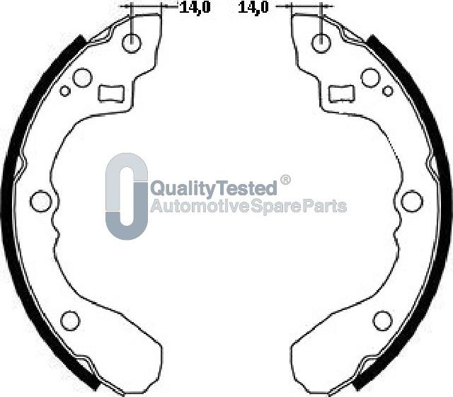 Japanparts GF398JM - Kit ganasce freno autozon.pro