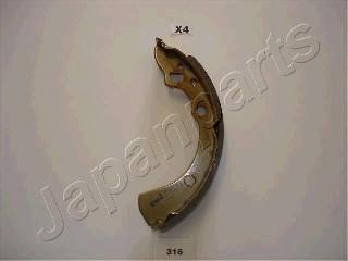 Japanparts GF-316AF - Kit ganasce freno autozon.pro