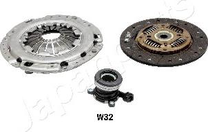 Japanparts KF-W32 - Kit frizione autozon.pro