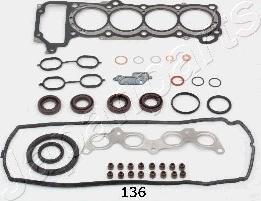 Japanparts KM-136 - Kit completo guarnizioni, Motore autozon.pro