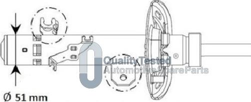 Japanparts MQ-01130 - Ammortizzatore autozon.pro