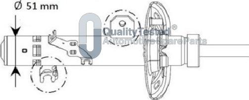 Japanparts MQ-01131 - Ammortizzatore autozon.pro