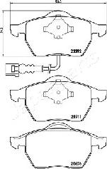 Japanparts PA-0906AF - Kit pastiglie freno, Freno a disco autozon.pro