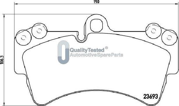 Japanparts PA0931JM - Kit pastiglie freno, Freno a disco autozon.pro