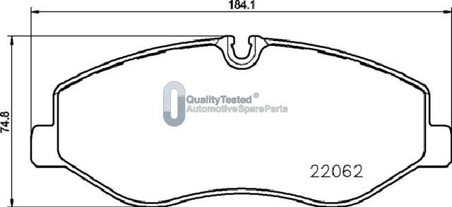 Japanparts PA0545JM - Kit pastiglie freno, Freno a disco autozon.pro