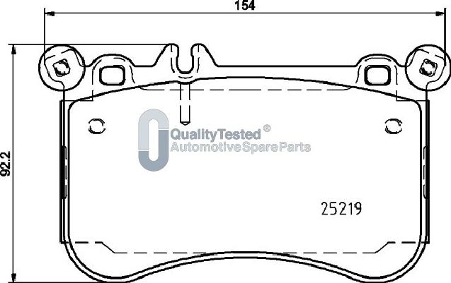 Japanparts PA0523JM - Kit pastiglie freno, Freno a disco autozon.pro