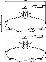 Japanparts PA-0650AF - Kit pastiglie freno, Freno a disco autozon.pro