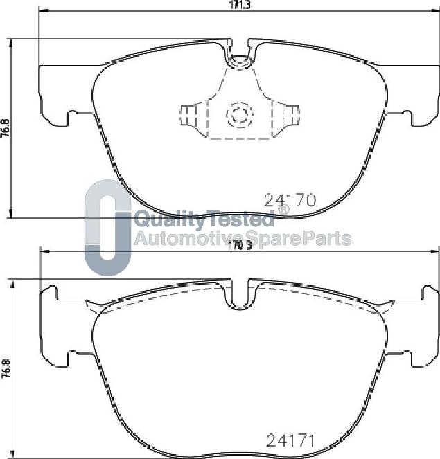 Japanparts PA0132JM - Kit pastiglie freno, Freno a disco autozon.pro