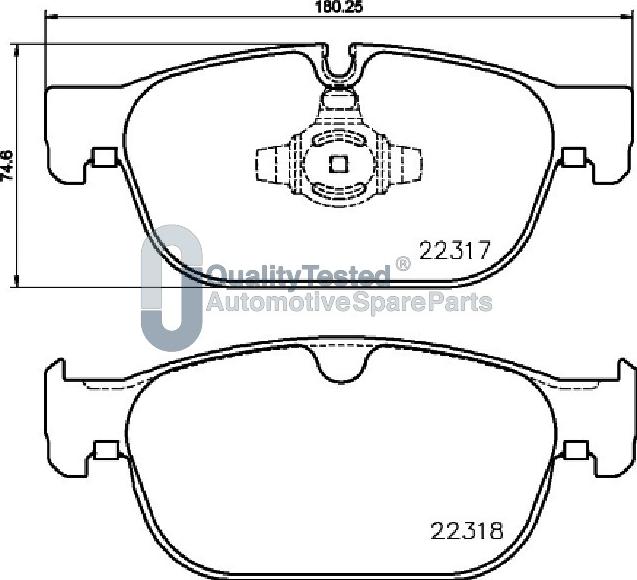 Japanparts PA0333JM - Kit pastiglie freno, Freno a disco autozon.pro