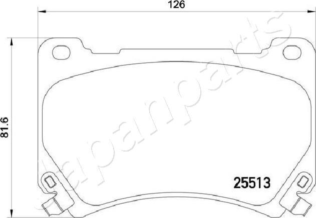 Japanparts PA-H29AF - Kit pastiglie freno, Freno a disco autozon.pro