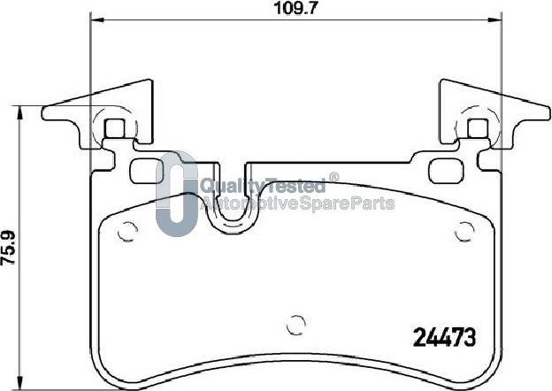 Japanparts PP0506JM - Kit pastiglie freno, Freno a disco autozon.pro