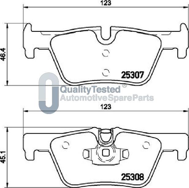 Japanparts PP0102JM - Kit pastiglie freno, Freno a disco autozon.pro