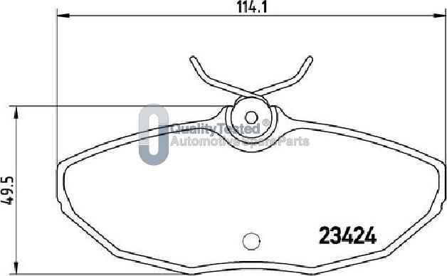 Japanparts PP0310JM - Kit pastiglie freno, Freno a disco autozon.pro