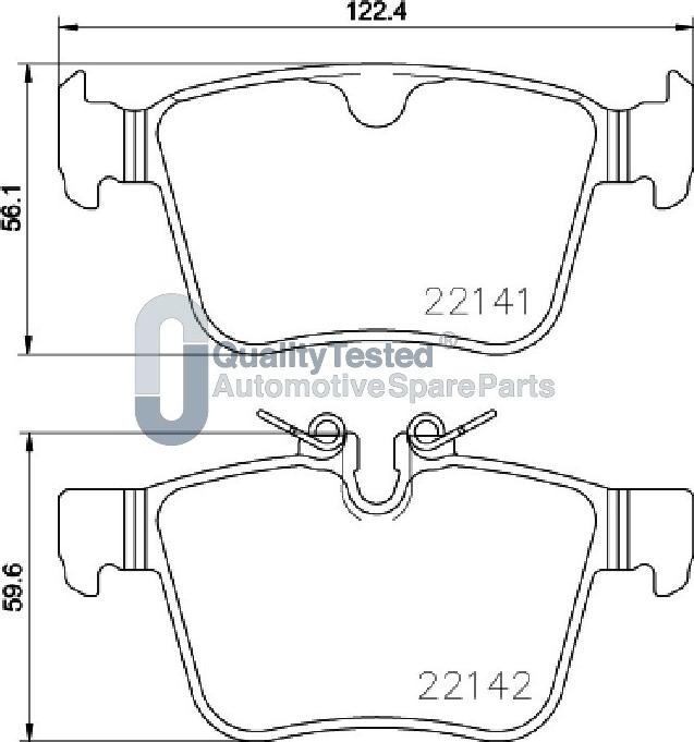 Japanparts PP0313JM - Kit pastiglie freno, Freno a disco autozon.pro