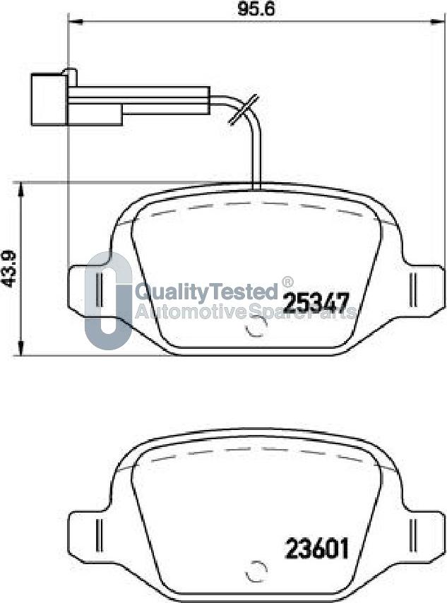 Japanparts PP0200JM - Kit pastiglie freno, Freno a disco autozon.pro