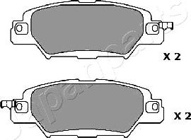 Japanparts PP-318AF - Kit pastiglie freno, Freno a disco autozon.pro