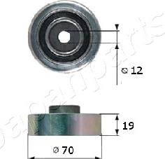 Japanparts RP-815 - Galoppino / Guidacinghia, Cinghia Poly-V autozon.pro