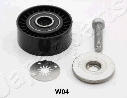 Japanparts RP-W04 - Galoppino / Guidacinghia, Cinghia Poly-V autozon.pro